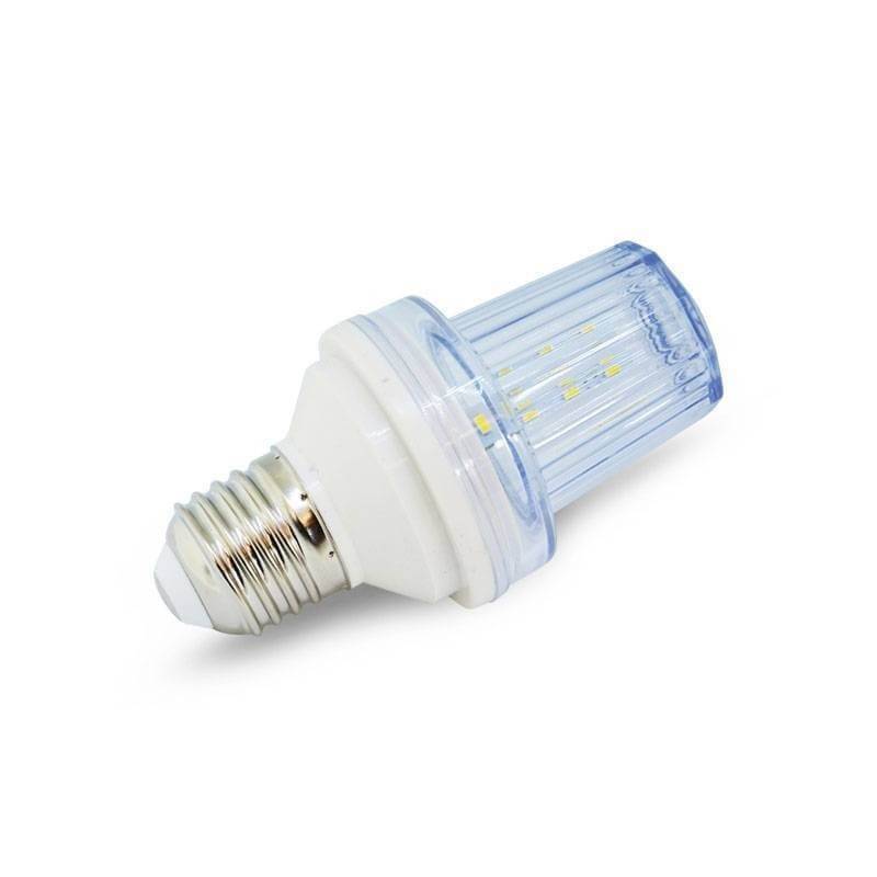 Ampoule rotative de couleur E27, ampoule LED de fête à changement de  couleur RVB, ampoule stroboscopique à LED colorée, lumières de scène