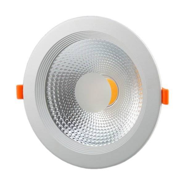 Spot encastrable plafond 30W LED COB 4500K blanc neutre 2500 Lumens forte  puissance