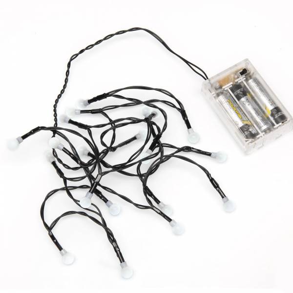 Guirlande lumineuse 20 mini LED 130 cm avec fil et minuterie Rayher 