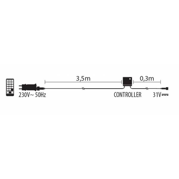 Transformateur SMART CONNECT jusqu'à 600 led, timer 8-16 heures, avec  contrôleur mémoire - SMART CONNECT