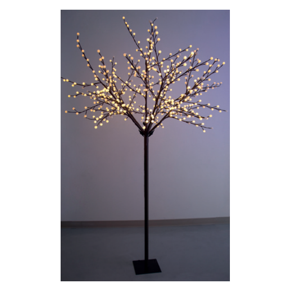 Arbre lumineux 250 cm avec 600 fleurs LED