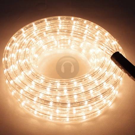 Achetez Corde Lumineuse avec Fil de 100 LEDs Blanc Chaud➤Modalyssa