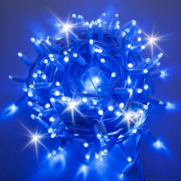 1m 10leds lumière bleue Guirlande lumineuse LED féerique en fil de