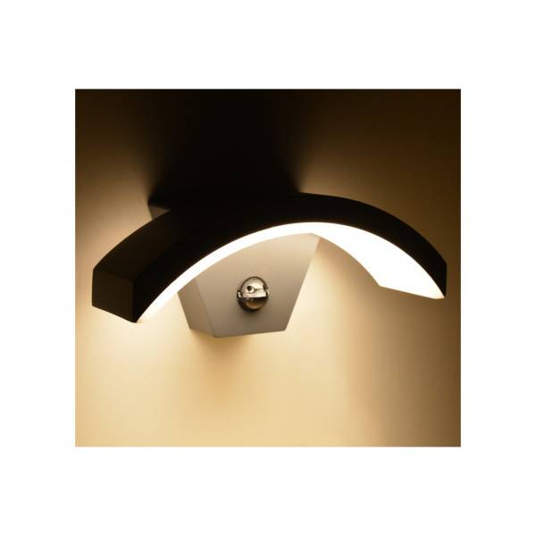 Applique murale LED Lampe exterieur Noir Anthracite 360LM 3000K blanc chaud  Lumière Aluminium IP65 étanche Luminaire