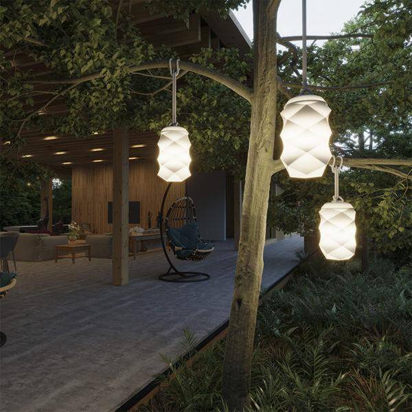 Eclairage de jardin : Salon extérieur, Luminaire Transat | Grand Case