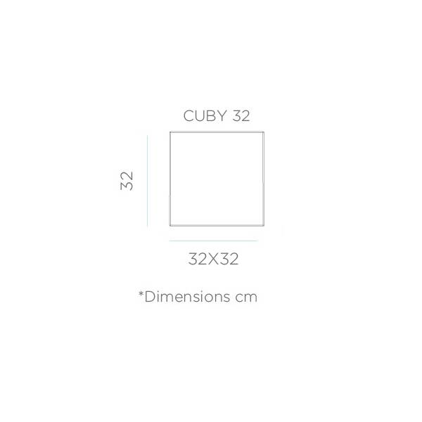Cube Lumineux LED Extérieur 20 cm Sans Fil - Cube Lumineux Extérieur
