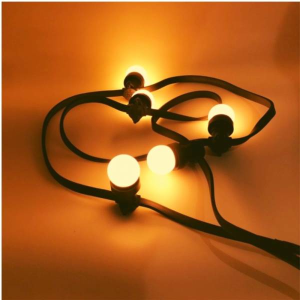 Guirlande lumineuse 10m 20 ampoules vintages extérieur prolongeable