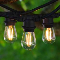 Guirlande lumineuse extérieur connectable 10 ampoules à filament