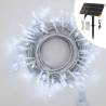 Guirlande lumineuse solaire 50M 500 LED blanc froid câble transparent SMART Connect Lotti