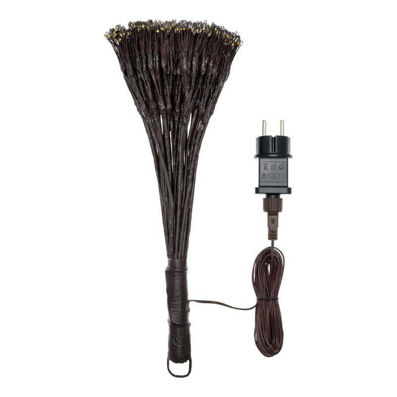 Branche Sphère Riche RICH Marron Ø50cm 912 MicroLED FlashLED avec Rameaux de Led 5m+Ø50cm 