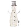 Snowman Bonhomme de Neige 3D H100cm HDM Metal Pro 4700 MicroLED FlashLED Diamond 