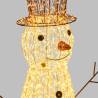 Snowman Bonhomme de Neige 3D H100cm HDM Metal Pro 4700 MicroLED FlashLED Diamond 