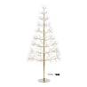 Arbre Conique Riche RICH Champagne H150cm 1500 MicroLED FlashLED avec Rameaux de Led 5m+Ø70xH150cm 