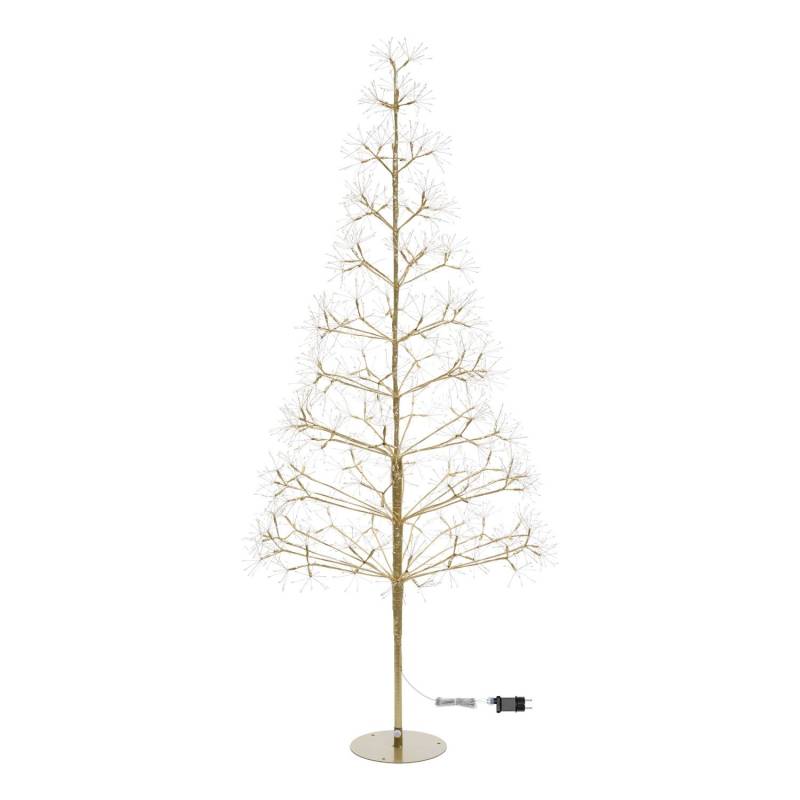 Sapin LED Riche RICH Champagne H210cm 3000 MicroLED FlashLED avec Rameaux de Led 5m+Ø100xH210cm 