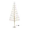 Sapin LED Riche RICH Champagne H210cm 3000 MicroLED FlashLED avec Rameaux de Led 5m+Ø100xH210cm 