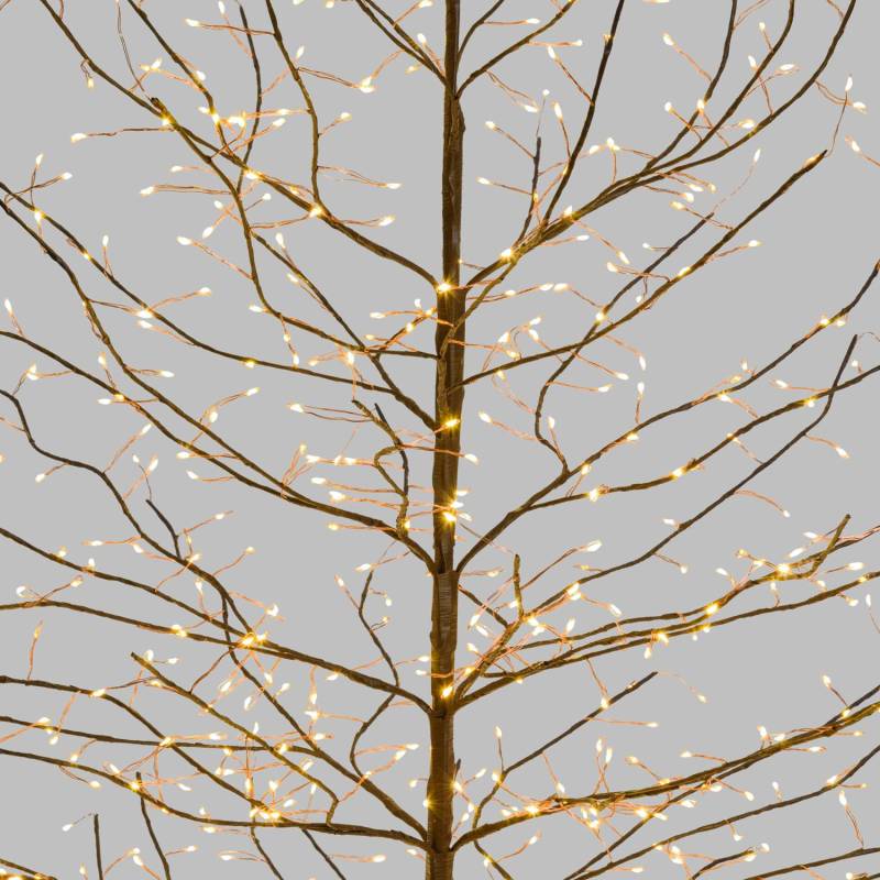 Arbre Branche TILLEUL Marron H200cm 1120 MicroLED FlashLED 4m+Ø110xH200cm 