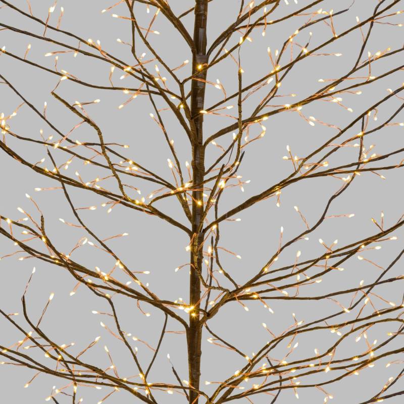 Arbre Branche TILLEUL Marron H230cm 1560 MicroLED FlashLED 4m+Ø115xH230cm 