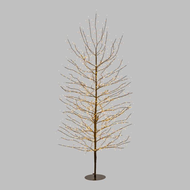 Arbre Lumineux TILLEUL Marron H200cm 1120 MicroLED FlashLED 4m+Ø110xH200cm