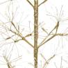 Arbre Conique Riche RICH Champagne H150cm 1500 MicroLED FlashLED avec Rameaux de Led 5m+Ø70xH150cm 