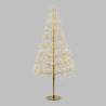 Arbre Conique Riche RICH Champagne H150cm 1500 MicroLED FlashLED avec Rameaux de Led 5m+Ø70xH150cm 