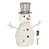 Snowman Bonhomme de Neige 3D H70cm HDM Metal Pro 3600 MicroLED FlashLED Diamond 