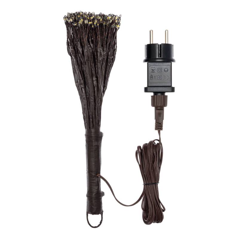 Branche Sphère Riche RICH Marron Ø30cm 384 MicroLED FlashLED avec Rameaux de Led 5m+Ø30cm 