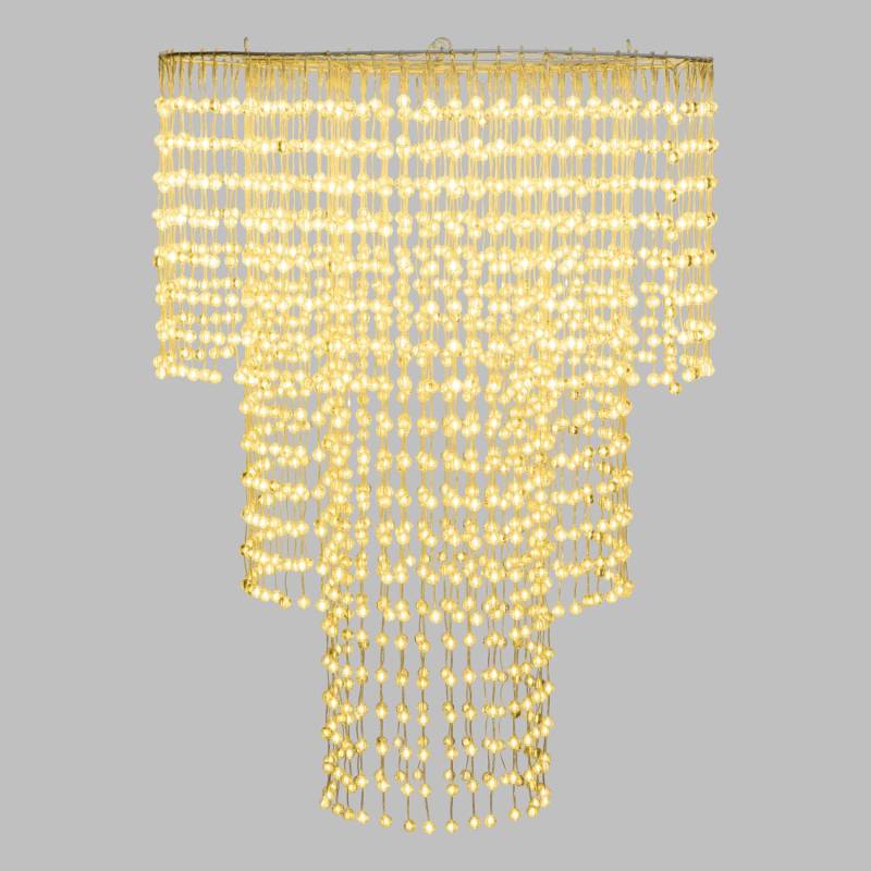 Lustre CHANDELIER CHB3 Ø75xH100cm 1980 LED Lumière Fixe Extérieur Compatible SC 