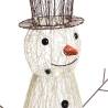 Snowman Bonhomme de Neige 3D H70cm HDM Metal Pro 3600 MicroLED FlashLED Diamond 