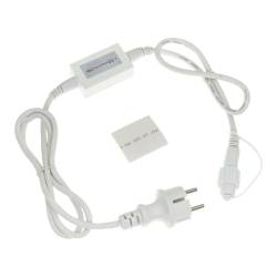 Câble d'alimentation 1,5M 6A blanc pour guirlande 230V IS-LIGHT