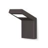 Applique murale Design rectangle anthracite 160MM blanc neutre 400 lumens extérieur IP54