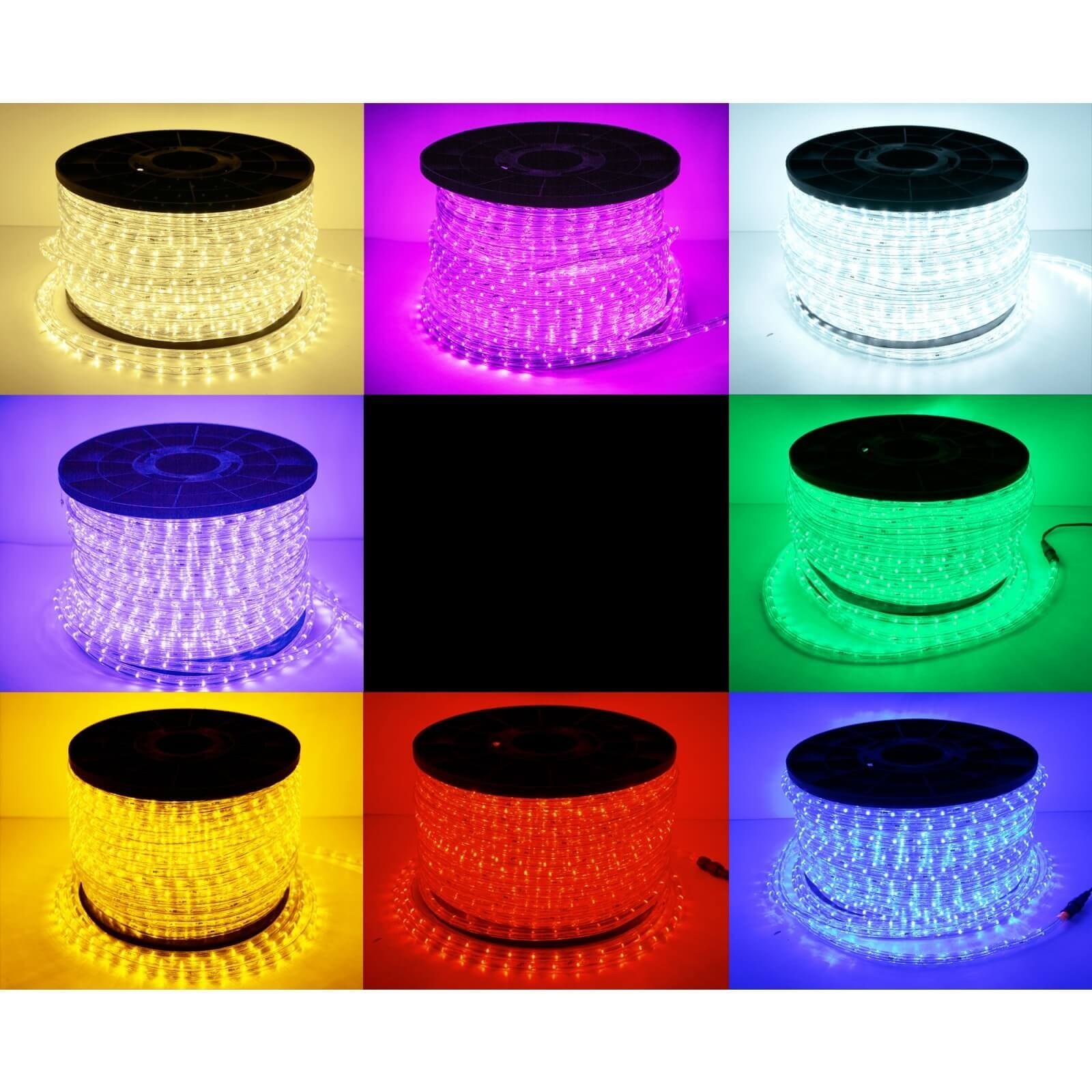 Guirlande - Cordon lumineux LED multicolore 6 - 10 - 18 - 40 m
