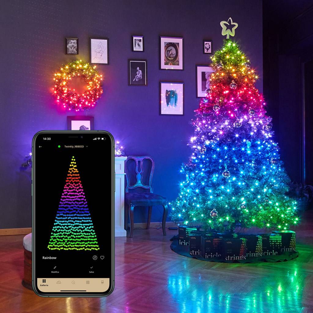 Guirlande Lumineuse de Noël Connectable 10M avec 400 LED Étanches
