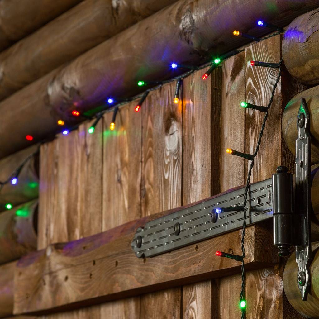Guirlande lumineuse Durawise à piles 7,10 m Multicolore 96 LED CN -  Décoration lumineuse - Eminza