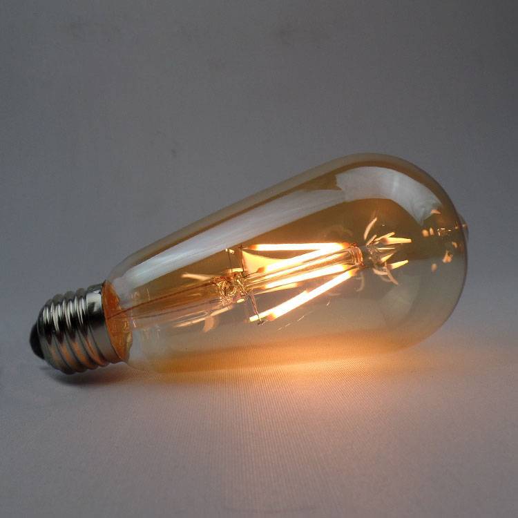 EAVOLUSON Ampoule LED E27 Blanc Chaud Dimmable, Ampoule E27 Vintage  Filament Céramique 4W Lumière Douce, Ampoule Vintage E27 Edison Convient au  Salon