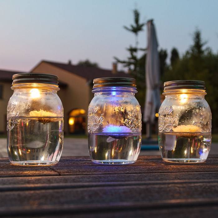 Lampes chauffe-plat LED submersibles bougies étanches lampe décor batterie  A6N6