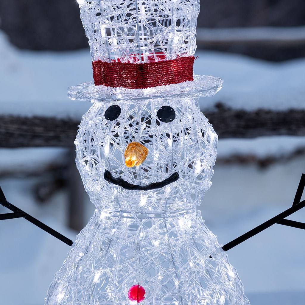 Acheter Miroir de voiture suspendu bonhomme de neige de noël, décoration 3D  en acrylique réutilisable, dessin animé, pendentif d'ornement d'arbre de  noël