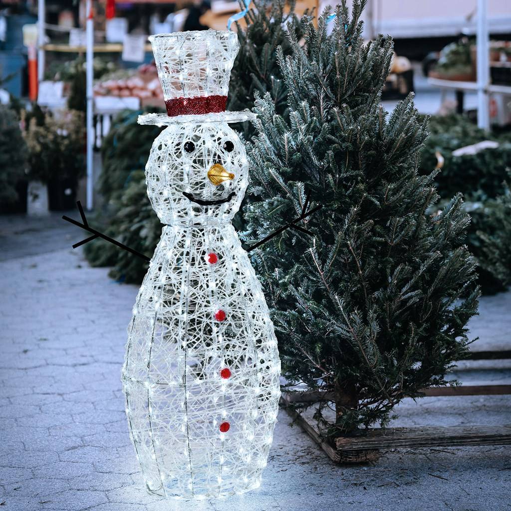 Acheter Lumières Led de noël, décoration, bonhomme de neige