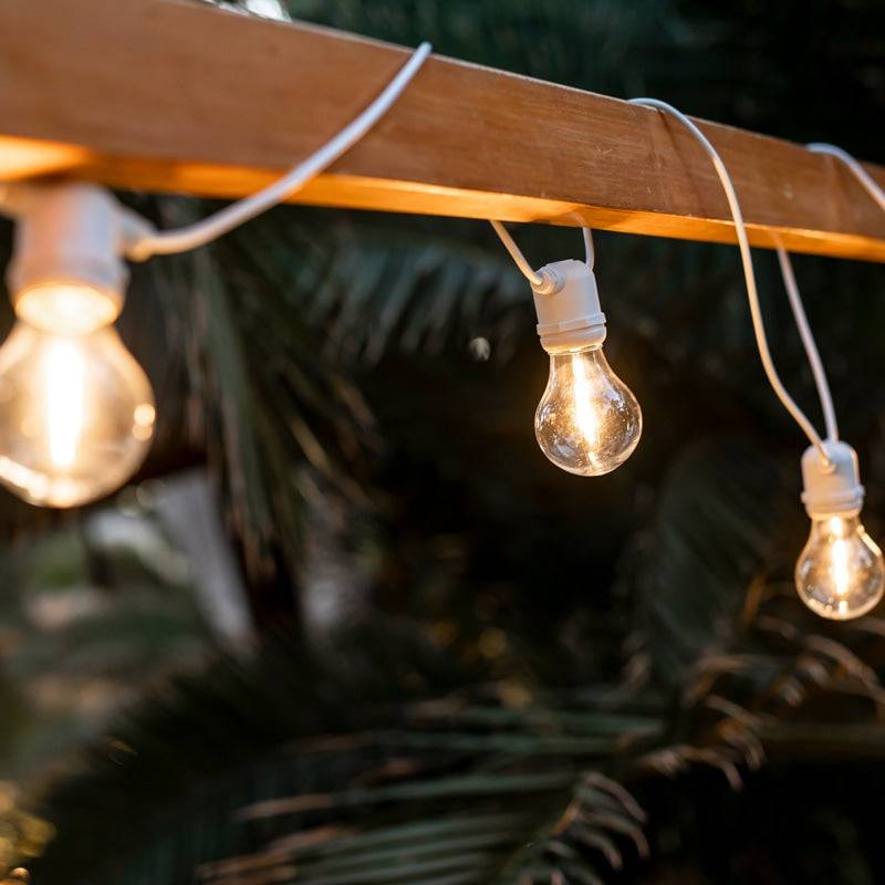 Guirlande lumineuse LED intérieure 3m, 15 décos en bambou, transformateur  et prise fournis