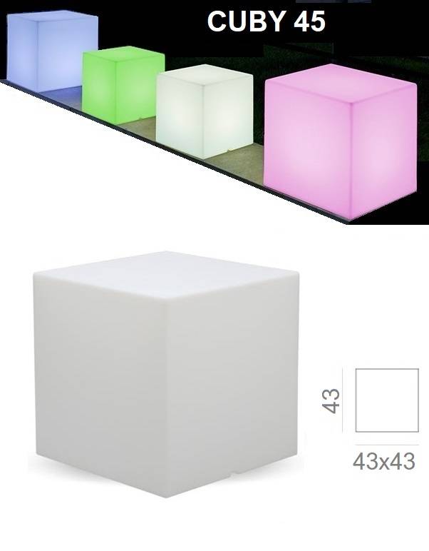 Cube lumineux à led