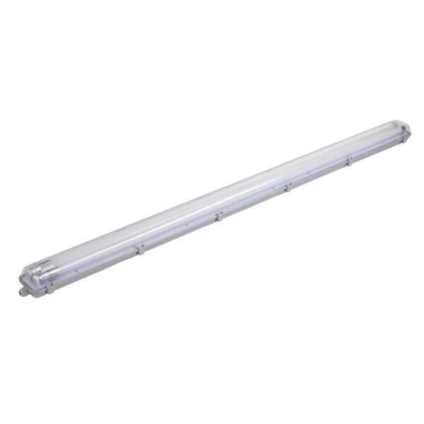 Kit de Réglette LED étanche Double pour Tubes T8 150cm IP65 (2 Tubes Néon LED  150cm T8 24W inclus) - Blanc Chaud 2300K - 3500K : : Luminaires et  Éclairage