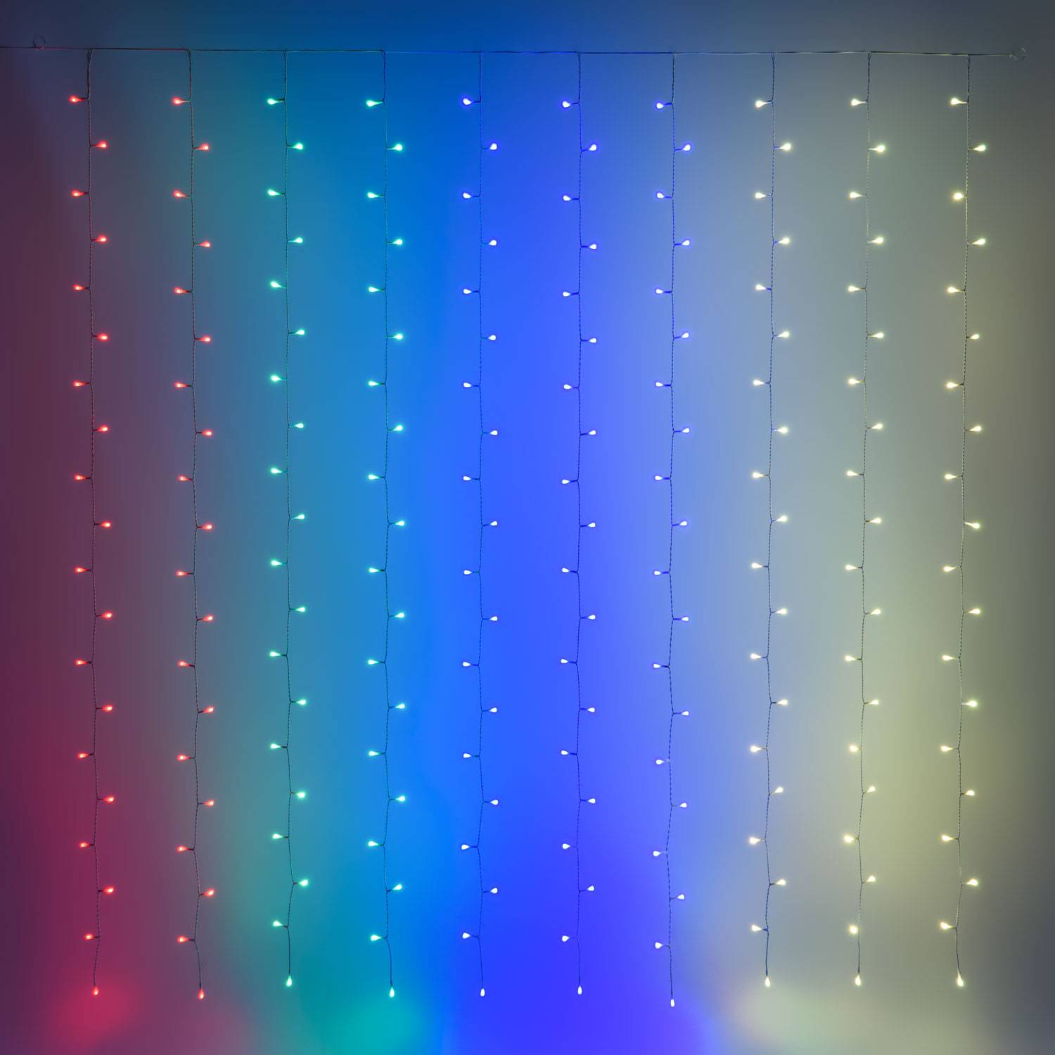 Guirlande lumineuse Filet rideau lumineux 2 x 2m 200 LED, LED