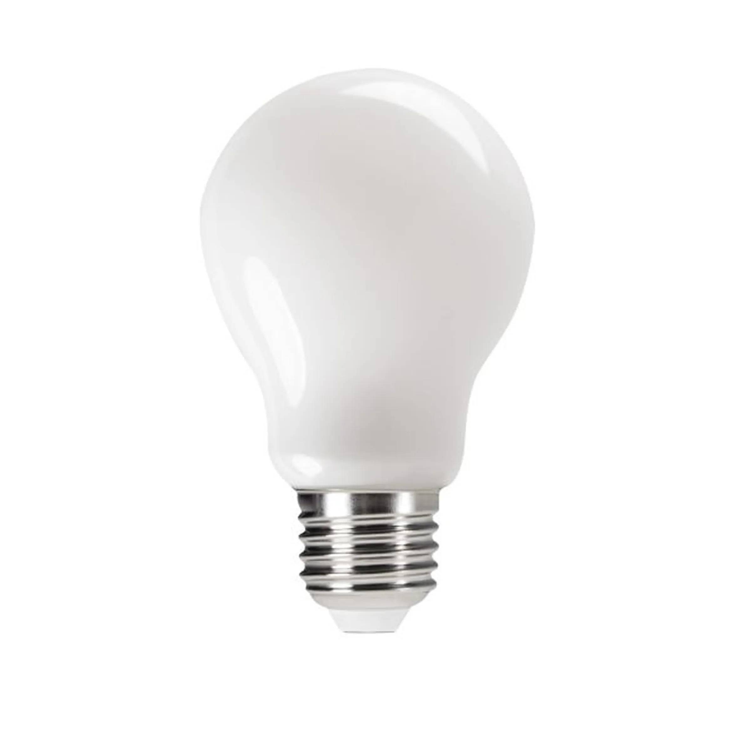 Ampoule sphérique transparente LED-HV lumière blanche chaude 2700